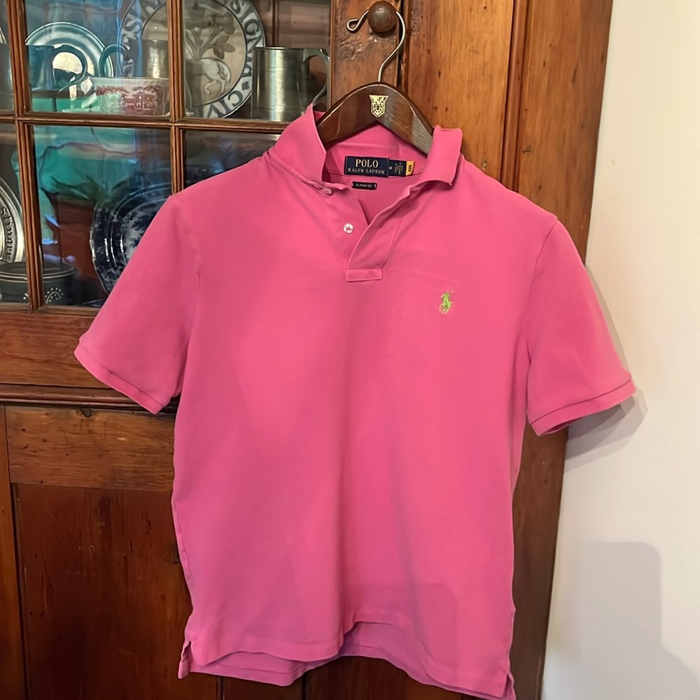 Ralph Lauren Men’s 2023 pink polo.